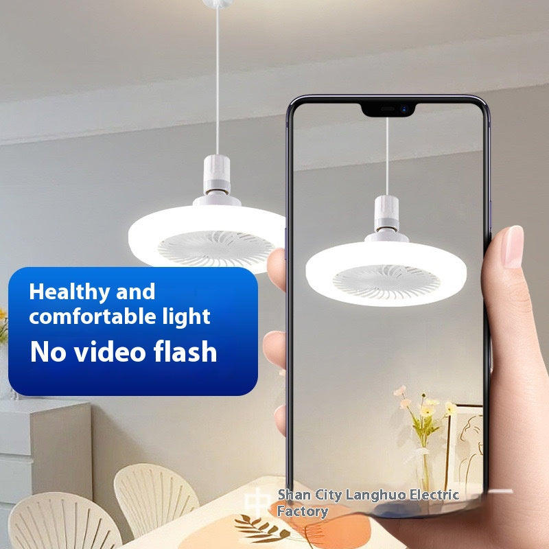 Smart LED Ceiling Fan Light with Remote Control