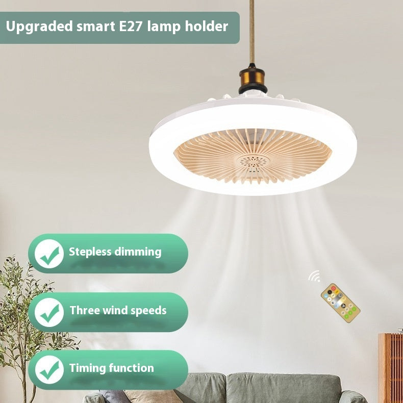Smart LED Ceiling Fan Light with Remote Control